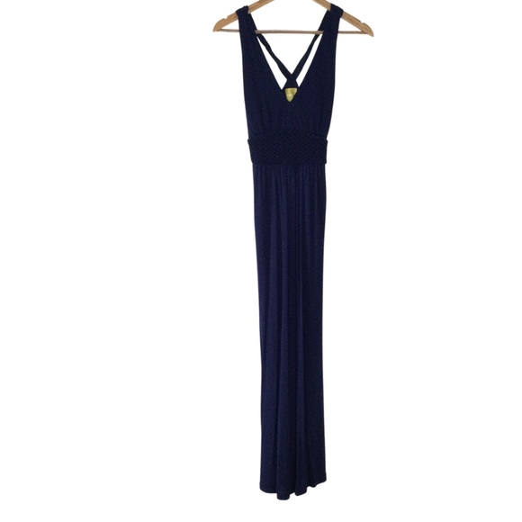 Maeve Yuma Maxi Dress Navy Blue Size 2 - Picture 2 of 11